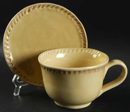 Flat Cup & Saucer Set