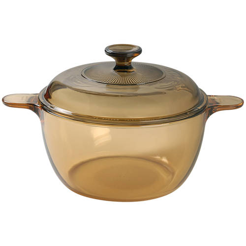 Visions Amber 2.5 Qt Stew Pot W/Lid
