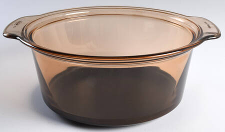 Visions Amber 5 Quart Non Stick Dutch Oven, No Lid