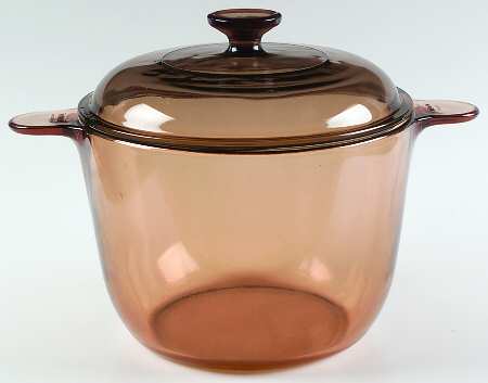 Visions Amber 3.5qt Stew Pot W/Lid