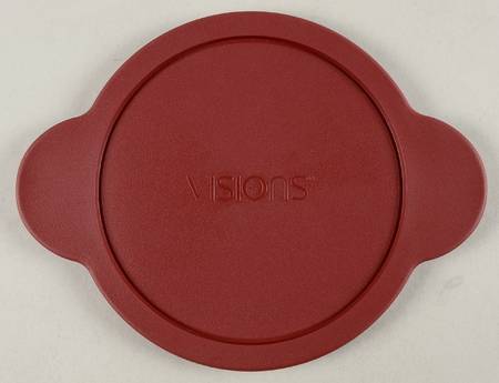 Visions Amber Plastic Lid for 1.5 Qt Round Casserole