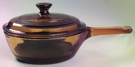 Visions Amber 1 Pint Non Stick Saucepan & Lid