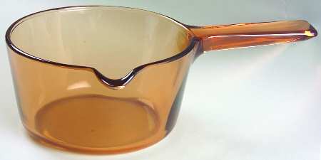 Visions Amber 1 Quart Saucepan No Lid