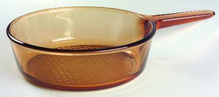 Visions Amber 2 1/2 Quart Chicken Fryer No Lid
