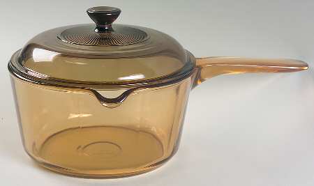 Visions Amber 2 Qt Saucepan & Lid