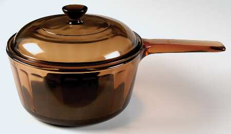 Visions Amber 1.5 Qt Non Stick Saucepan W/Lid