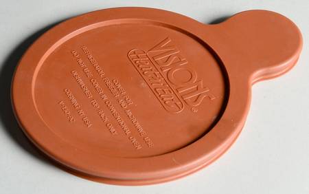 Visions Amber Plastic Lid for Grab-It
