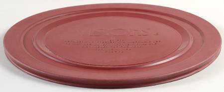Visions Cranberry Plastic Lid for 2.5 Qt Round Casserole