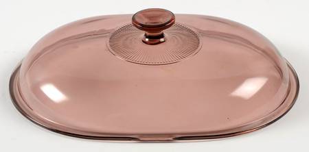 Visions Cranberry Lid for 4 Quart Oval Roaster