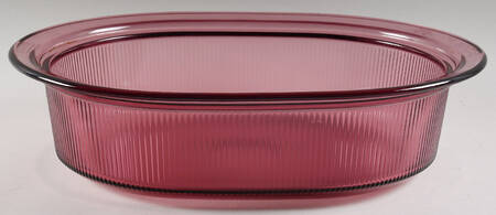 Visions Cranberry 4 Quart Oval Roaster No Lid