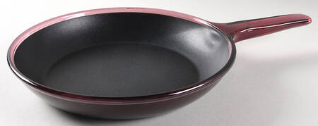 Visions Cranberry 10" Non Stick Skillet No Lid