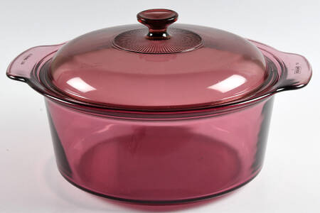 Visions Cranberry Dutch Oven with Lid