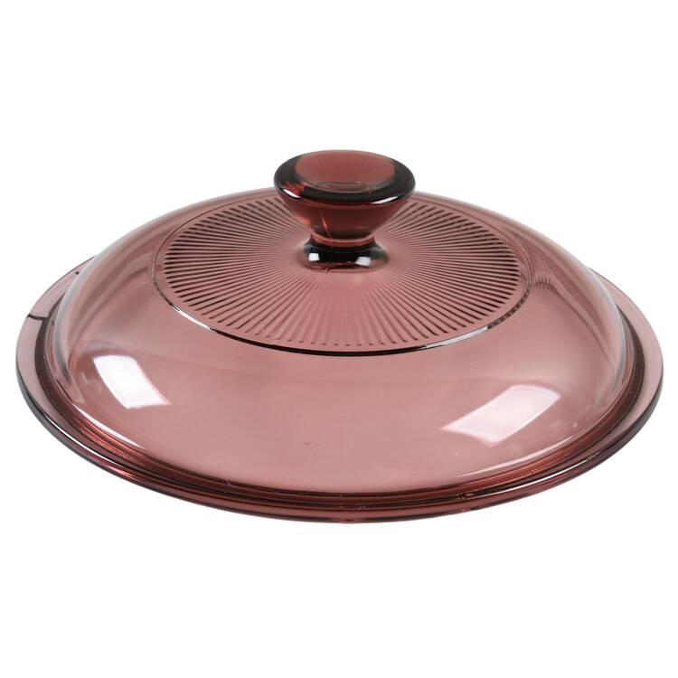 Visions Cranberry Saucepan W/Lid-1 Qt/Lid-Non Stick