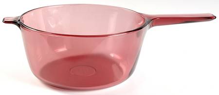 Visions Cranberry 2.5 Quart Saucepan No Lid