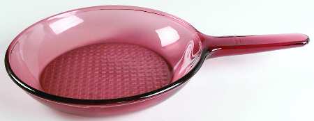 Visions Cranberry 10" Skillet No Lid