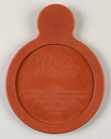 Visions Cranberry Plastic Lid for Grab-It