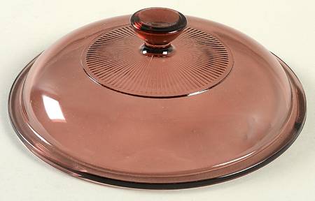 Visions Cranberry Lid for 7" Non Stick Skillet