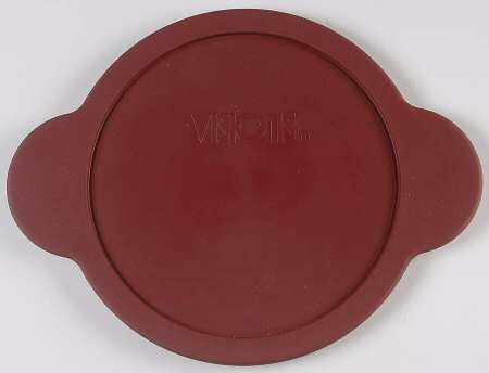 Visions Cranberry Plastic Lid for 1.5 Qt Round Casserole