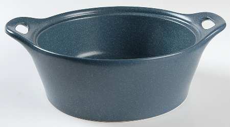 Creations Denim 1.5 Quart Round Casserole No Lid