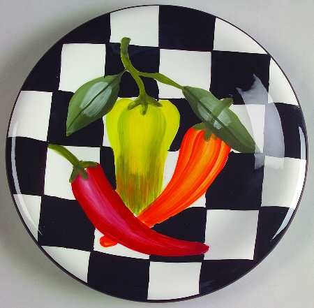 Garden Delight Salad/Dessert Plate