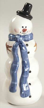 Hilltop Snowman Figural Pepper Shaker