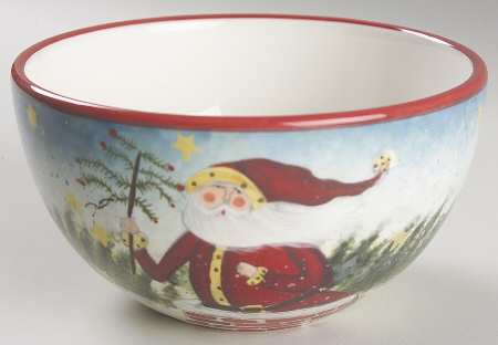 Enchanted Santa Soup/Cereal Bowl