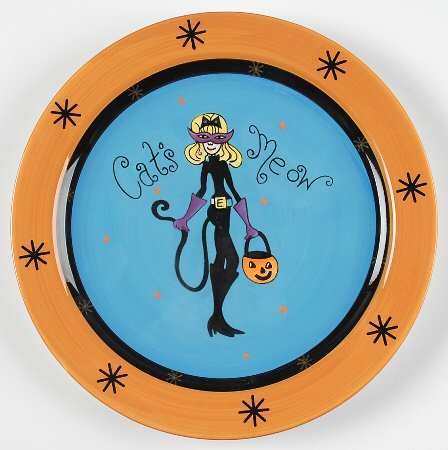 Vampy Halloween Salad/Dessert Plate