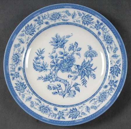 Indian Tree Blue Bread & Butter Plate