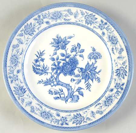 Indian Tree Blue Salad Plate