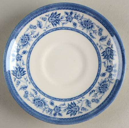 Indian Tree Blue Saucer