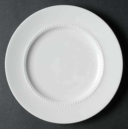 White Pearl Salad Plate