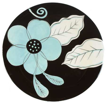 Audrey Bloom Salad Plate