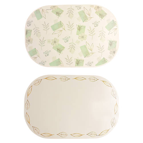 Textured Leaves (Corelle) Reversible Vinyl Placemat