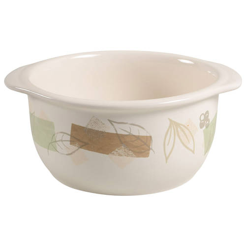 Textured Leaves (Corelle) 1.5 Quart Round Casserole No Lid
