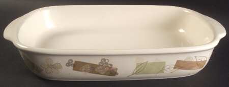 Textured Leaves (Corelle) 15" Rectangular Roaster