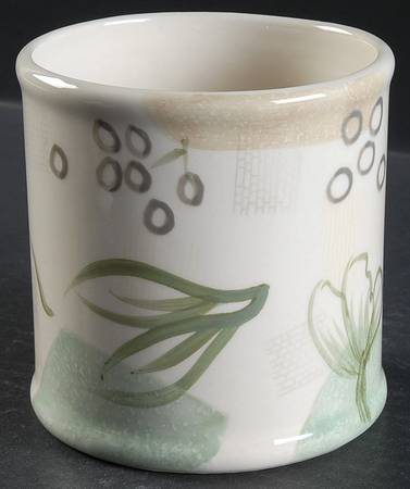 Textured Leaves (Corelle) Medium Canister No Lid