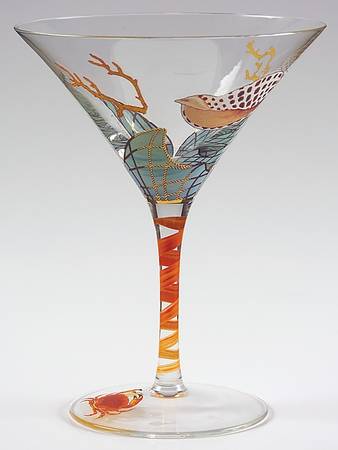 St. Tropez Glassware Martini