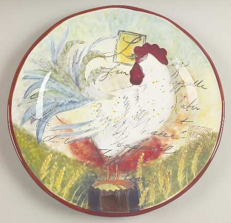 Le Rooster Service Plate (Charger)