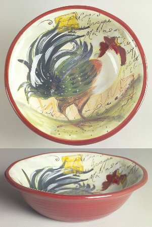 Le Rooster Coupe Soup Bowl