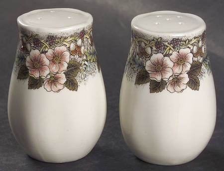 Thanksgiving Multicolor (Made in England) Salt & Pepper Set