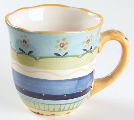 Petit Jardin (Yellow Rim) Mug