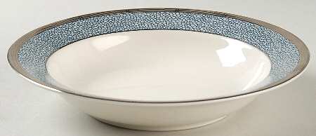 Bridgeton Blue Rim Soup Bowl