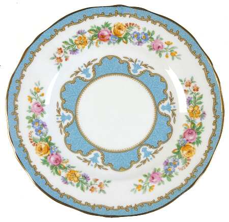 Lyric Tunis Blue (Flat Rim) Bread & Butter Plate