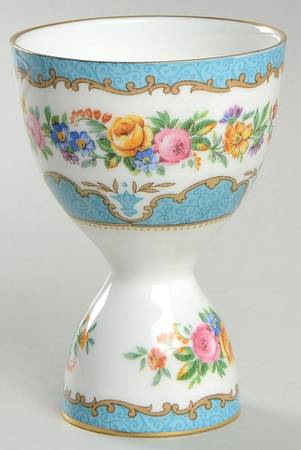 Lyric Tunis Blue (Flat Rim) Single Egg Cup
