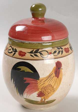 Montauk Rooster Small Canister & Lid