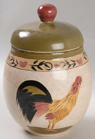 Montauk Rooster Medium Canister & Lid