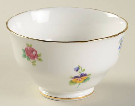 Floral Bouquet (Smooth) Mini Open Sugar Bowl