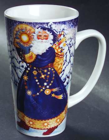Starlight Santa Latte Mug