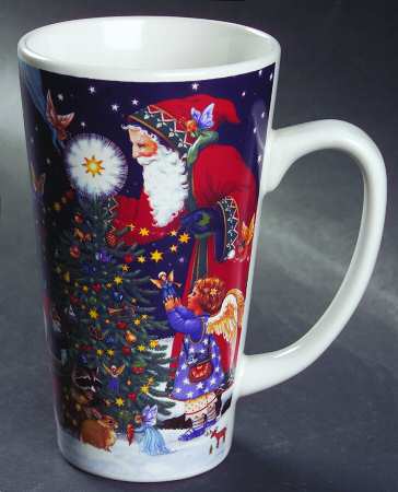 Starlight Santa Latte Mug