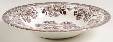 Tonquin Brown Rim Soup Bowl